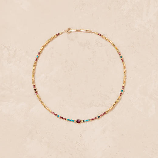 订购8周到｜Tityaravy-MEGHNA-石榴石 项链［法国设计师］ 商品图0