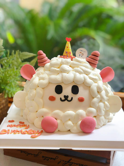 羊咩咩奶油蛋糕 下单前请仔细阅读商品详情 商品图0