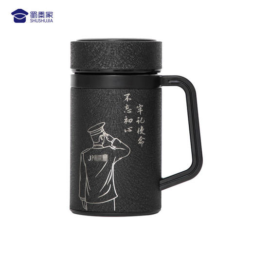 【敬礼手柄紫砂杯】创意紫砂水杯 男女士办公泡茶杯子 商品图3