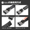 【牛皮自动扣腰带（扣头可定制图案）】男士自动扣快速穿脱腰带皮带 头层牛皮裤带柔韧耐折防断耐用 商品缩略图3