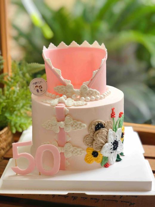 母亲翻糖旗袍奶油蛋糕 下单前请仔细阅读商品详情 商品图2