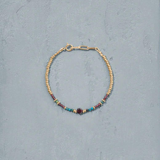 订购8周到｜Tityaravy-Meghna-绿玉髓 手链［法国设计师］ 商品图0