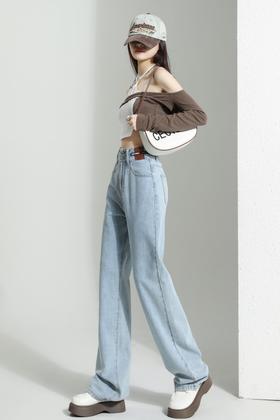 【加绒加厚】DANMO复古加绒牛仔裤 显瘦不挑人 遮肉大长腿