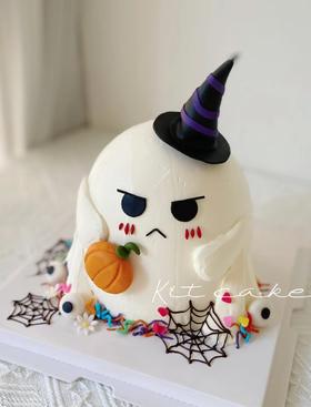 【臻品系列】---半翻糖【奶凶小鬼】万圣节蛋糕