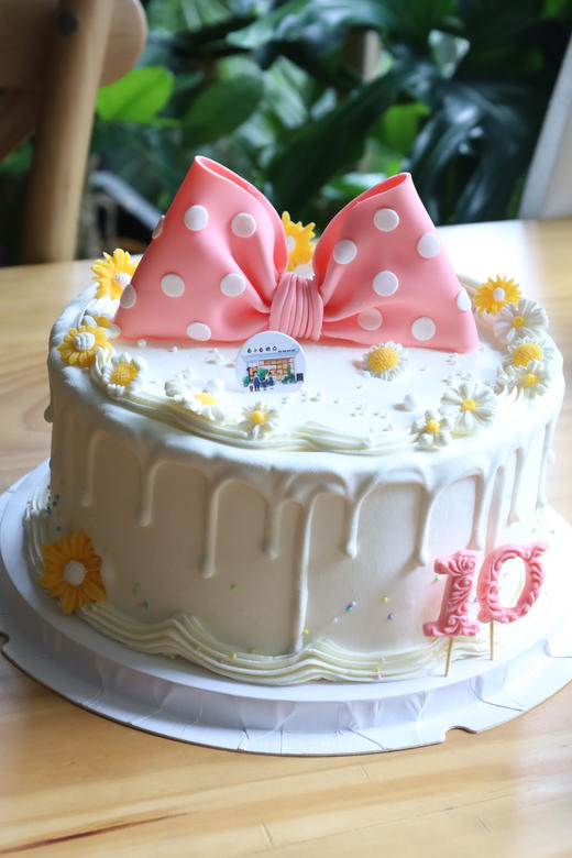 粉色波点小花蝴蝶结 商品图1