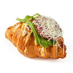 意式萨拉米香肠芝士肉酱可颂