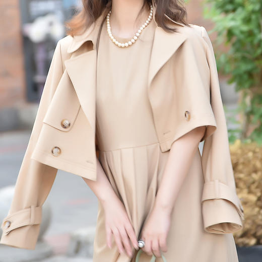 圣三利女装春秋季中长款圆领无袖连衣裙SL121L29 商品图2