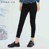VIVIAN LIU薇薇安刘R2355003秋女装新款插兜显瘦脚口毛边锥形长裤 商品缩略图0