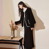 西遇韩系羊羔毛外套女2023秋冬新款复古高级感慵懒风圆领开衫上衣D0038383 商品缩略图3