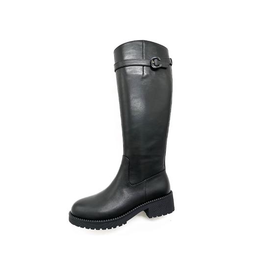 【加绒】千百度冬季女靴骑士靴A23677703 商品图0