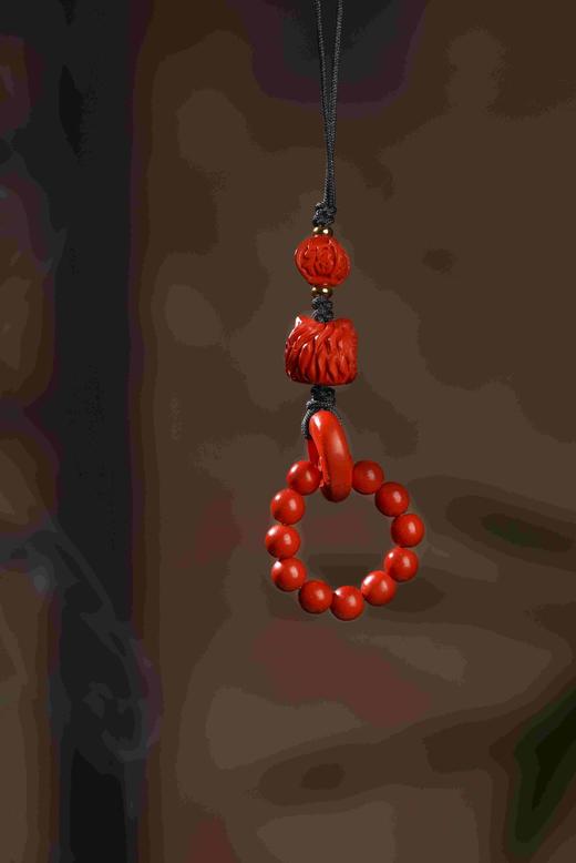 朱砂醒狮手机链 商品图4