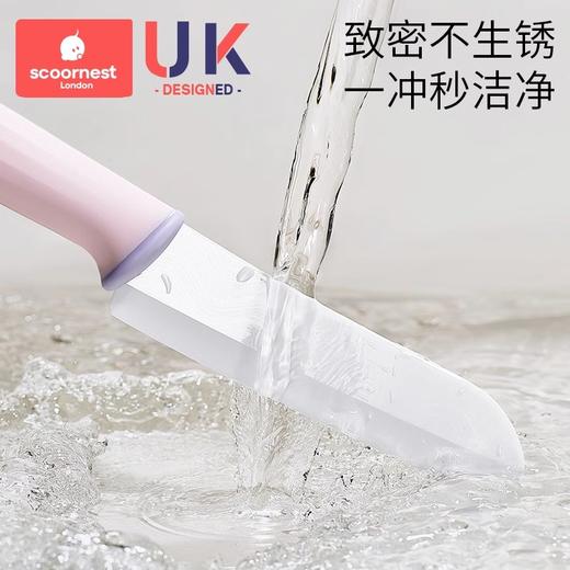 科巢宝宝辅食刀具婴儿陶瓷辅食剪刀便携可剪肉全套可家用陶瓷刀具套装 商品图2