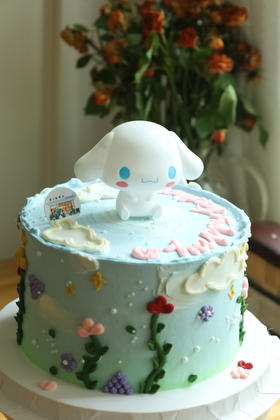 手绘涂鸦大耳狗