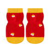 【3双装】婴儿袜子秋季a类无骨不勒周岁满月新年男童女童宝宝 儿童大红袜子 商品缩略图7
