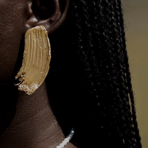 北京仓｜Mass Lee-Portrait-金色 耳钉［比利时设计师］ 商品图2