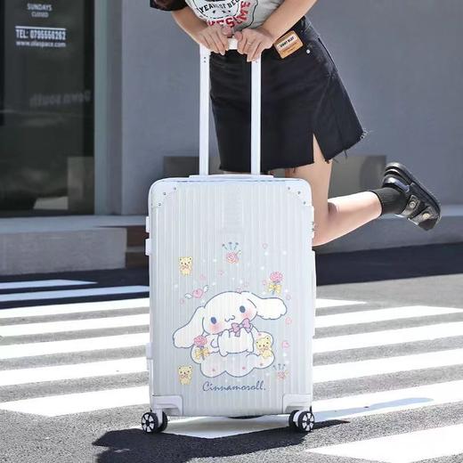【涂鸦行李箱！轻盈有度】新款女网红学生拉杆箱，韩版万向轮静音密码箱旅行子母箱，缓震防折 多档位调节 操作简单 自在不凡 商品图4