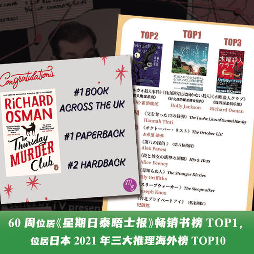 周四推理俱乐部系列（3册，全球销售800万册，附赠3套不同剧本杀） 商品图6