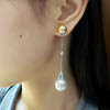 CHIC系列 18K镶钻石、南洋珍珠和爱迪生珍珠 耳坠 商品缩略图4