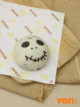 万圣节骷髅头（巧克力麻薯）