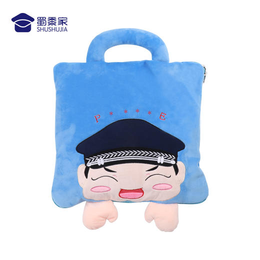 【手提式儿童抱枕】抱枕被子二合一 创意卡通午睡枕/腰靠 商品图4