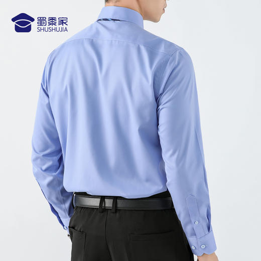 【二代液氨免烫羊毛内胆保暖衬衫】男女款羊毛内胆加厚衬衣外套免烫保暖长衬 商品图9