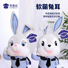 【兔仔兔妞（可定制）】可定制小兔毛绒玩偶礼品礼物 折叠兔耳公仔布娃娃 商品缩略图1
