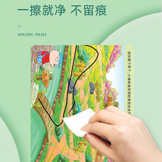 儿童幼儿园6-12岁趣味专注力训练迷宫捉迷藏开发大脑幼小衔接思维启蒙训练卡 商品图3