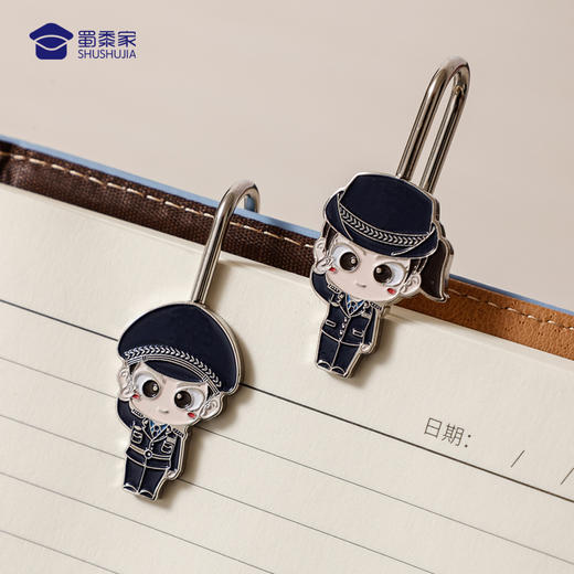 【110书签】设计书签彰显独特情怀精致镀色不易掉色Q萌小巧送礼礼品礼物 商品图2