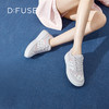 Dfuse迪芙斯2024春季新款圆头休闲百搭刺绣厚底运动鞋DF41112012 商品缩略图11