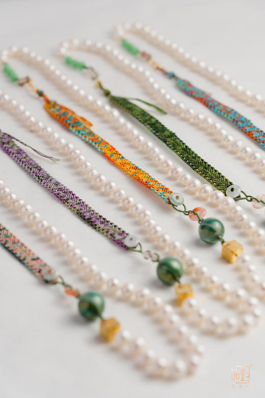 诗意新国珠·编织款三生无限能量块多用项链 商品图0