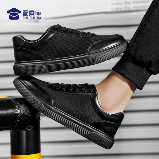 【透气软底板鞋】透气干爽系带网面布鞋 休闲软底低帮板鞋 商品图8