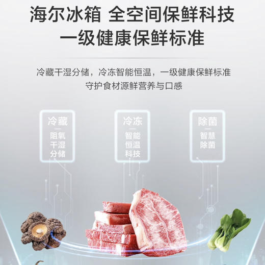海尔（Haier）冰箱 BCD-501WGHFD14W9U1 商品图3