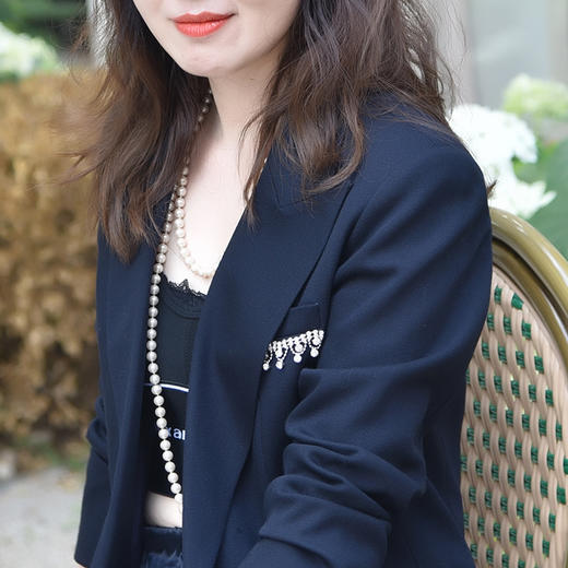 圣三利女装春款纯色西装SL121A09 商品图4