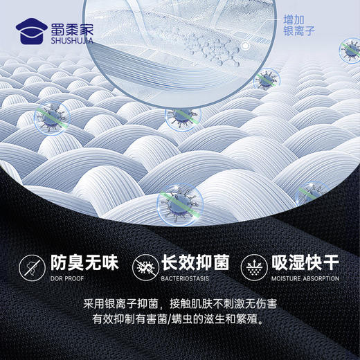 【康纶航天银离子POLO衫】夏季通勤翻领短袖 清爽透气T恤上衣 商品图3