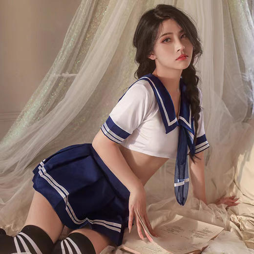 【双旦狂欢·钜惠来袭】【情趣内衣】大象JK校园情趣内衣（不含丝袜） 商品图1