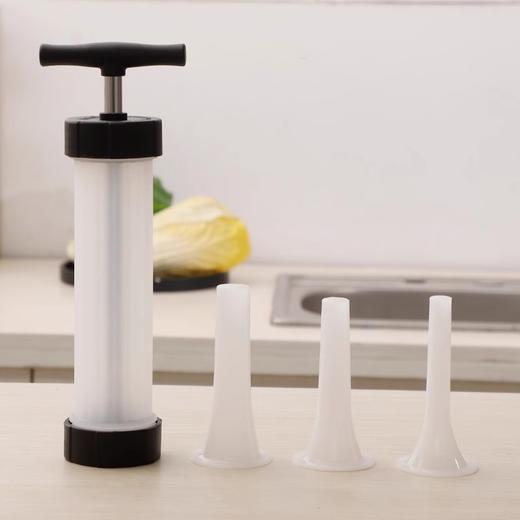 手推式灌肠器 家用自制灌肠工具 小型透明手推灌肠工具 3漏斗 商品图0