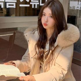 【服装鞋包】-新款韩版羽绒服女中长款秋冬季时尚洋气显瘦保暖
