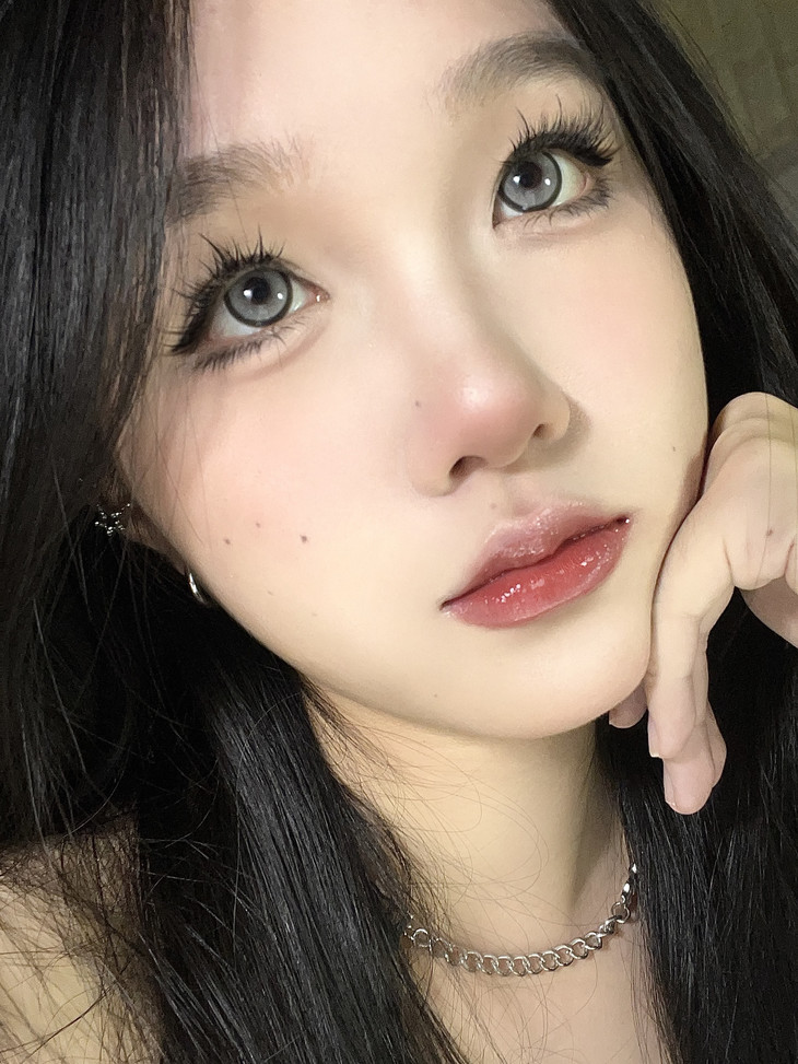 SERLTYCA 年抛隐形眼镜 牛乳甜甜圈 14.5mm 1副/2片 左右度数可不同-VVCON美瞳网36