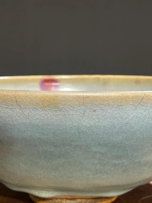 钧窑紫红斑天青釉大碗，顺丰包邮 商品图11