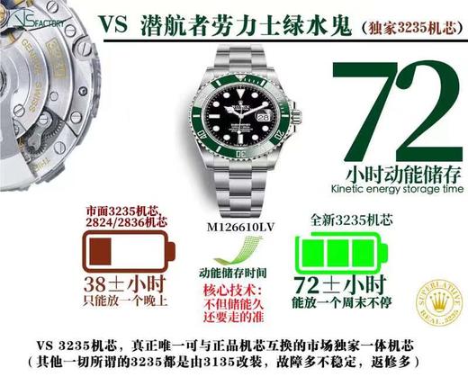 VS厂劳力士41绿水鬼复刻手表一比一手表n厂c厂zf厂vs厂clean厂noob厂广州手表测评 商品图0