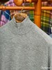 Dalmo 灰色羊绒加丝半高领毛衣 商品缩略图4