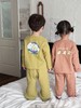 【YW】无忧购儿童韩版ins长袖棉纱家居服套装(截单后7天发货) 商品缩略图4