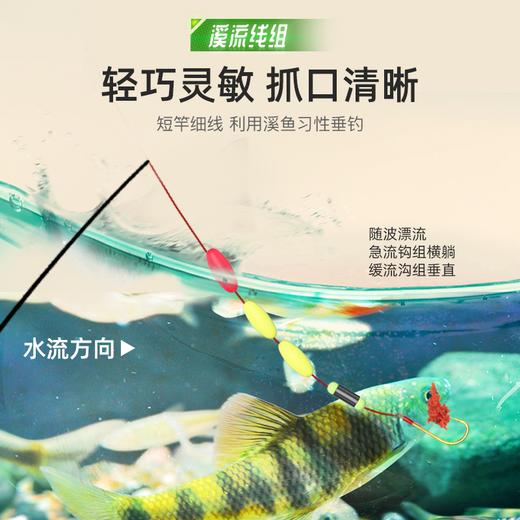 佳钓尼溪流钓线组三粒漂七星漂小物白条石斑鳑鲏马口专用鱼线鱼钩 商品图2