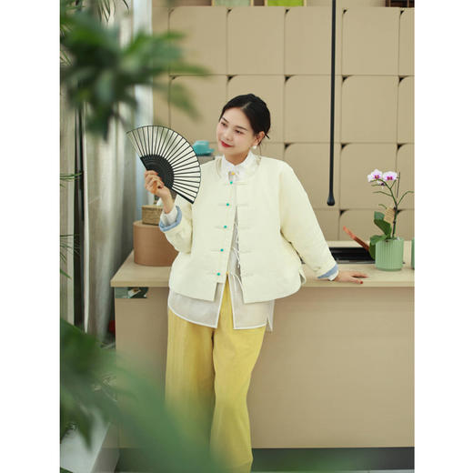 【2026东衣作】中式棉服（20802148B山矾） 商品图3