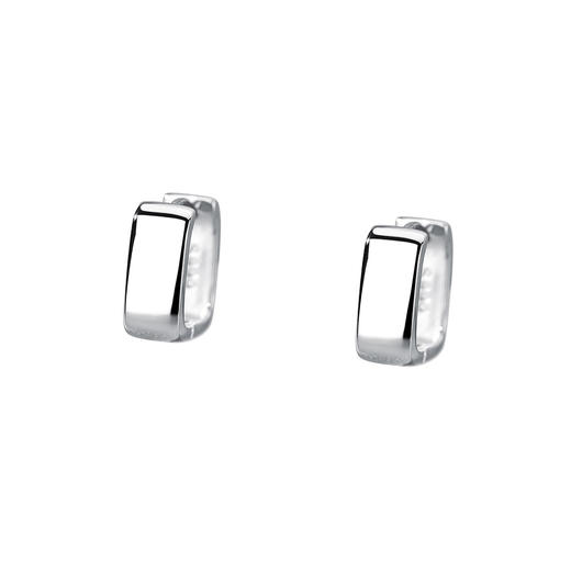 【沐言】S999银足银光面方形几何耳饰【YXS-E3107】 商品图4