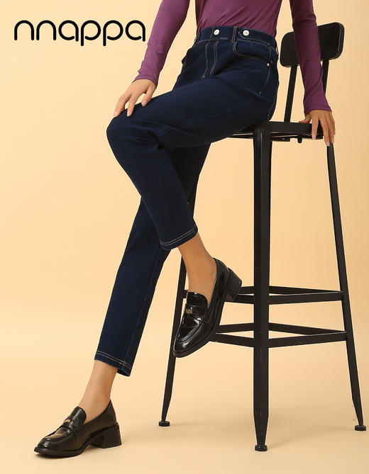 超细滑爽四面弹锥型牛仔裤PA29268 商品图3