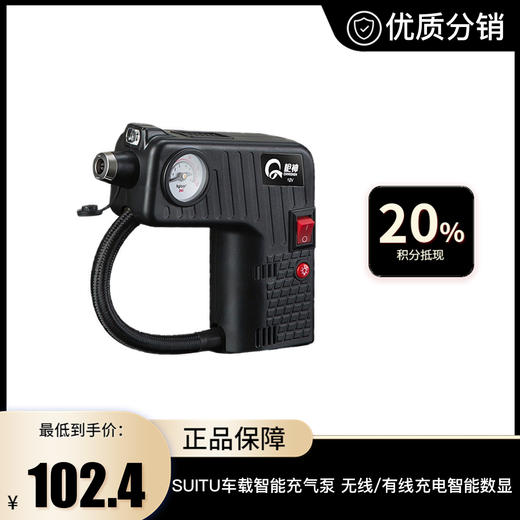 【枪神】轮胎车载充气泵 商品图0