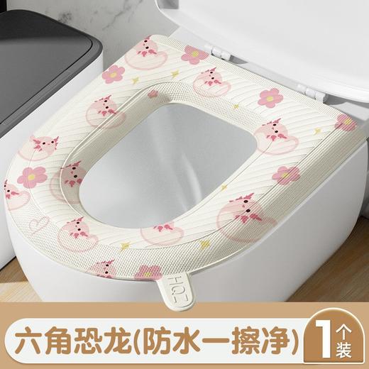 【19.9/2件！只为给你更舒适感觉】卡通马桶垫坐垫四季通用防水，马桶套夏季家用坐便套马桶坐垫圈，防水免洗 一擦即净，便携式手提  方便卫生 商品图8