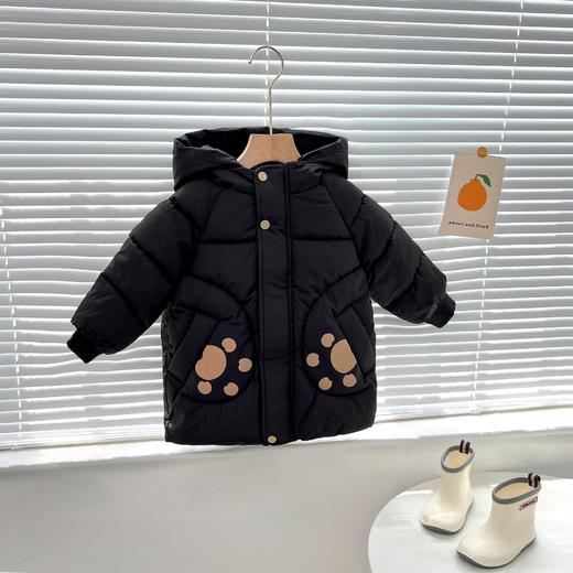 【加厚儿童棉服！防护御寒】冬季新款儿童羽绒棉服，中长款宝宝外套韩版棉衣，柔软舒适 多色好搭多变不挑人 散发童真活力 商品图6