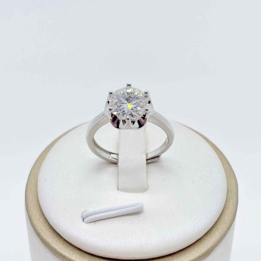 18004莫桑钻两克拉戒指 商品图0